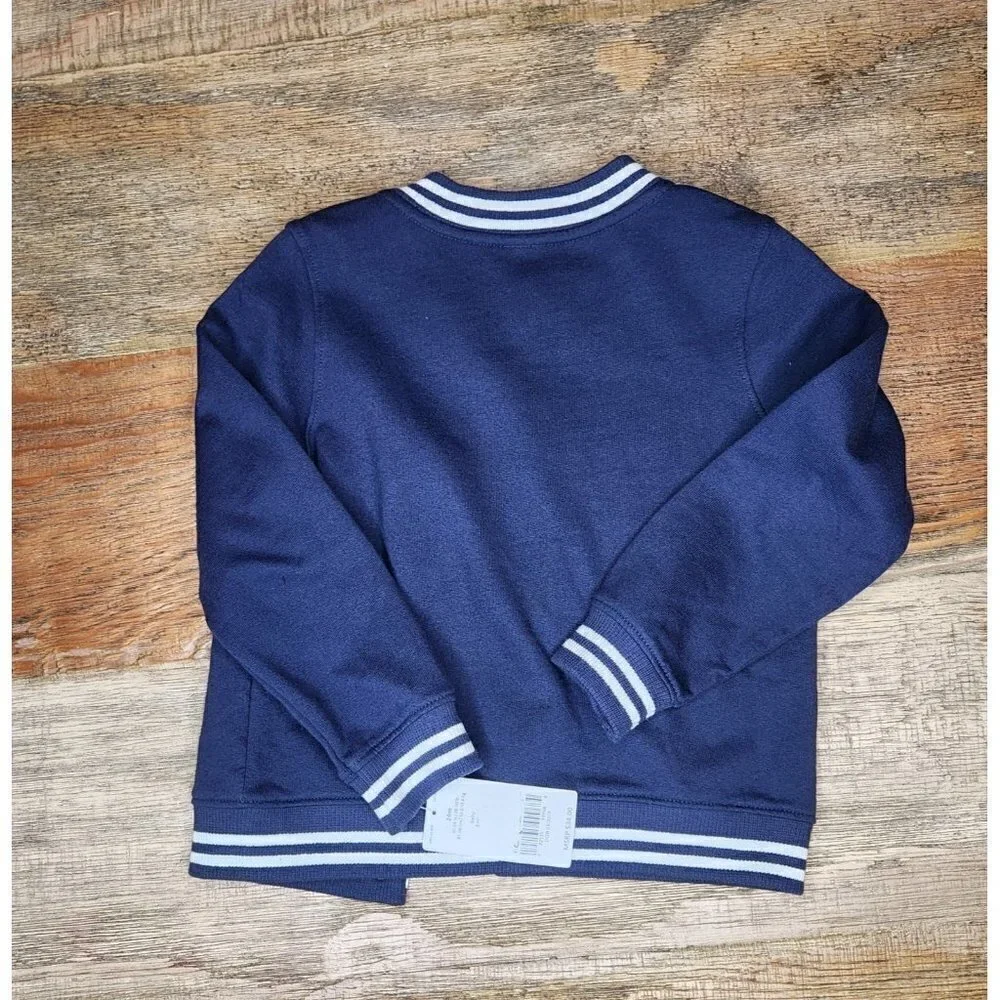 New Carter's 2-pieces Sport Captain Blue Varsity Jacket 24m